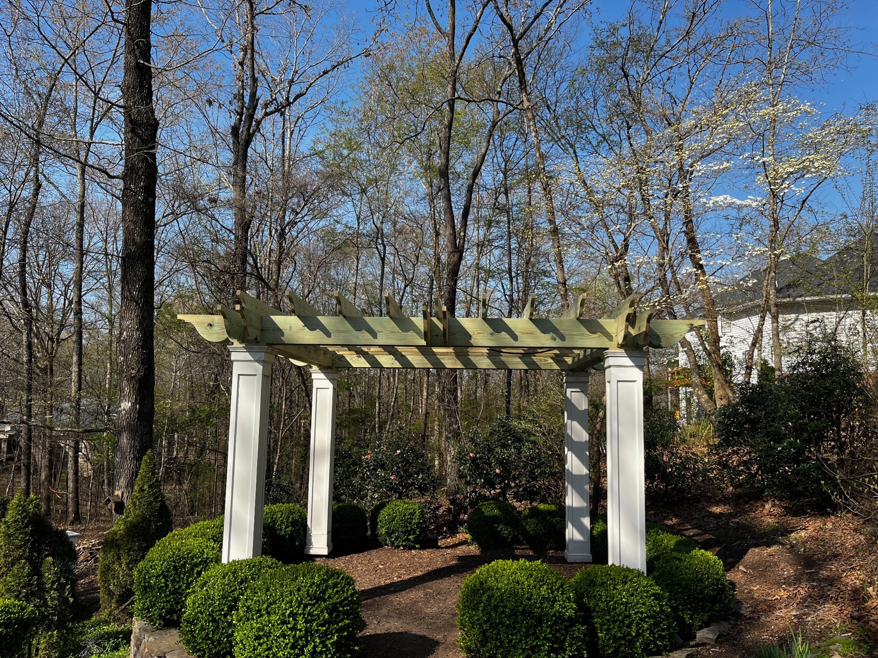 Pergola top-section renovation